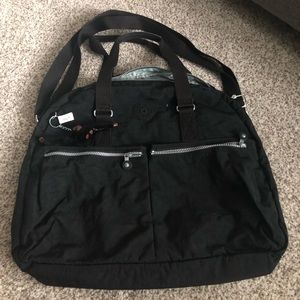 Kipling black large tote